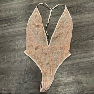 Victoria’s Secret sequin lingerie one piece